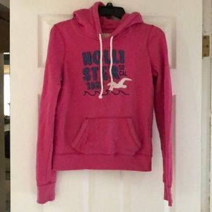 Pink Hollister California hoodie